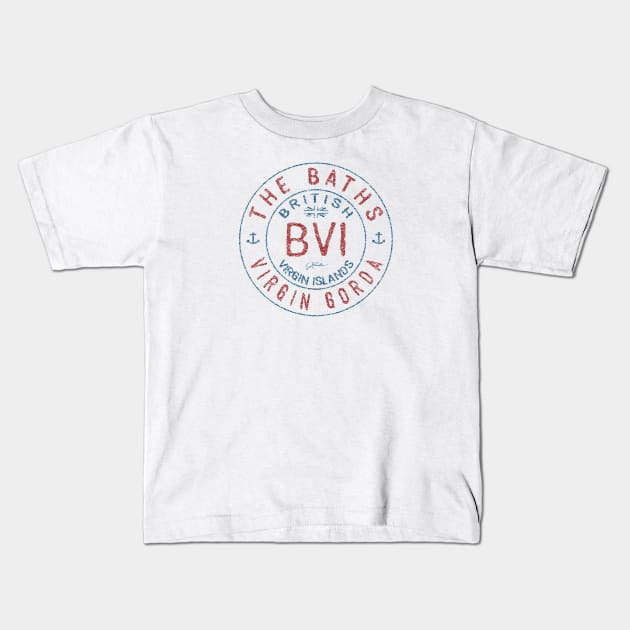 The Baths, Virgin Gorda, British Virgin Islands Kids T-Shirt by jcombs